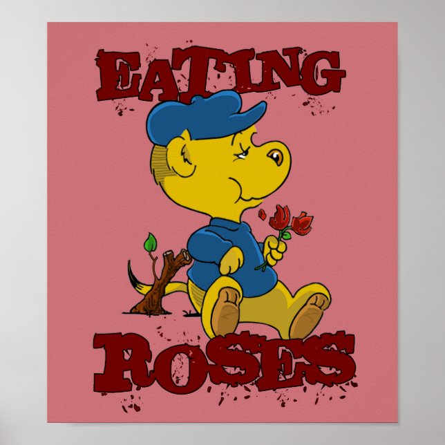 Póster Rosas de Ferald Eating (Frente)