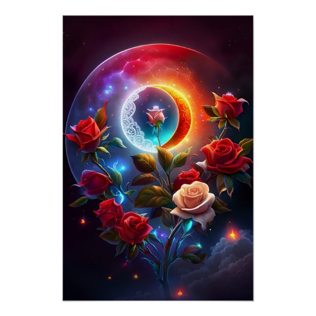 Póster Rosas de la Luna (Anverso)