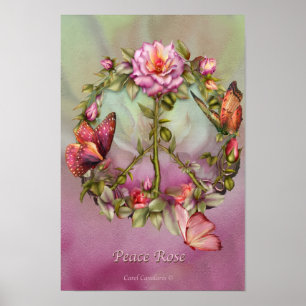 Póster Rosas de la Paz Poster de arte/Imprimir