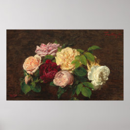Póster Rosas de Niza - Henri Fantin-Latour Bella Artes