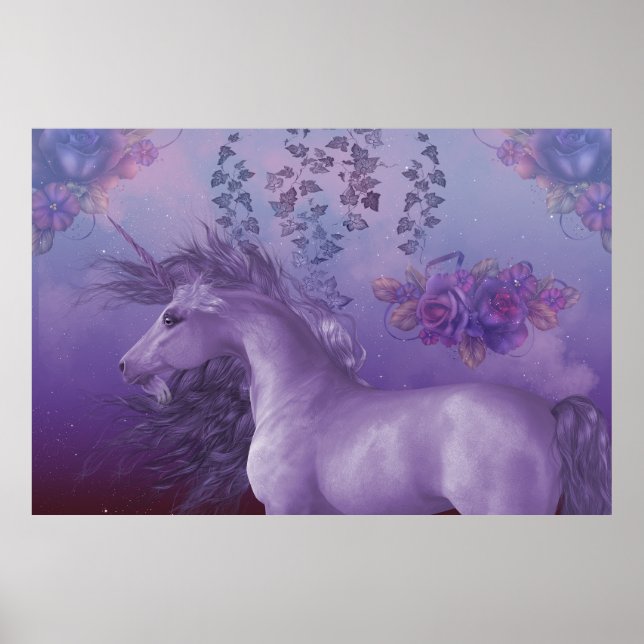 Póster Rosas de otoño de Unicorn (Frente)
