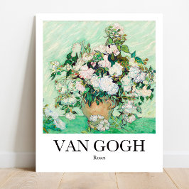 Póster Rosas de Vincent van Gogh