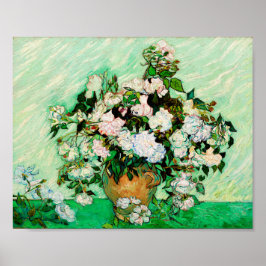 Póster Rosas de Vincent Van Gogh (1890)