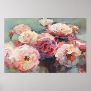 Póster Rosas del rosa salvaje