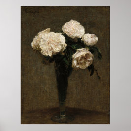 Póster Rosas en un Jarrón