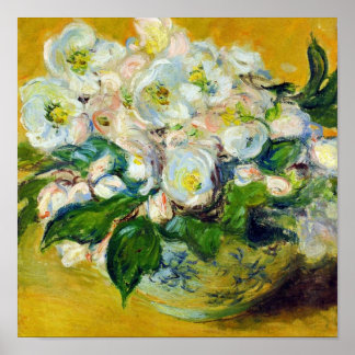 Póster Rosas navidades - Claude Monet