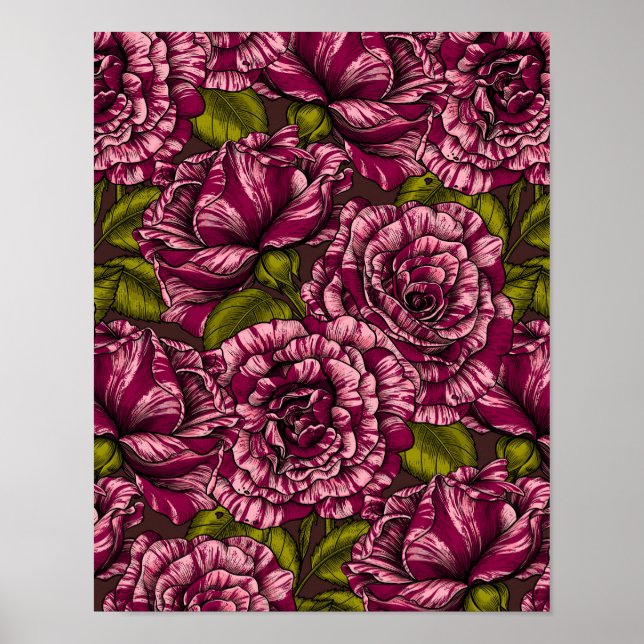 Póster Rosas para ti (Frente)