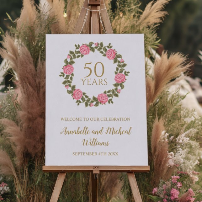 Póster Rosas PINK WILD VESTIERON 50 Bodas Bienvenida (Subido por el creador)