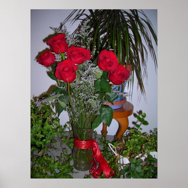 Póster Rosas que duran para siempre (Frente)