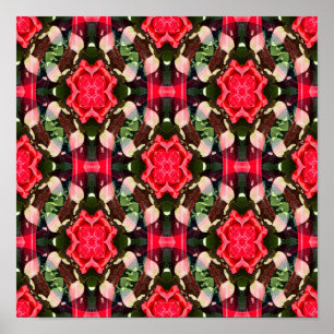 Póster Rosas rojas de amor......
