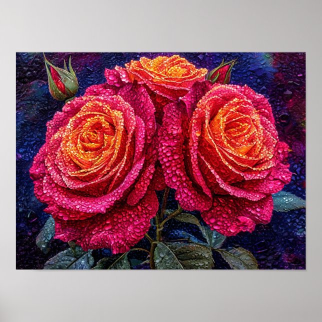 Póster Rosas rosas rosas (Frente)