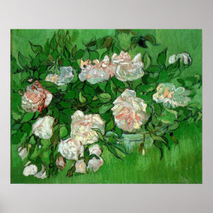 Póster Rosas rosas rosas rosas de la vida de Vincent Will