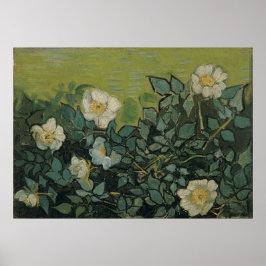 Póster Rosas salvajes de Vincent van Gogh