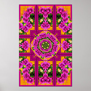Póster Rosas silvestres