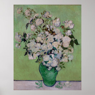 Póster Rosas Vincent van Gogh