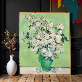 Póster Rosas, Vincent van Gogh