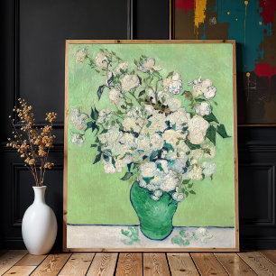 Póster Rosas, Vincent van Gogh
