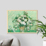 Póster Rosas Vincent van Gogh<br><div class="desc">Rosas de pintura floral de Vincent van Gogh</div>