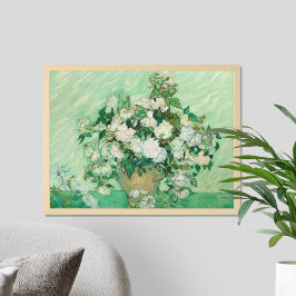 Póster Rosas Vincent van Gogh