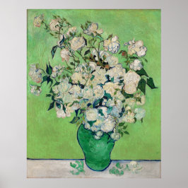 Póster Rosas, Vincent van Gogh
