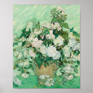 Póster Rosas - Vincent van Gogh