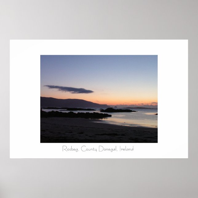 Póster Rosbeg, condado de Donegal, Irlanda (Frente)