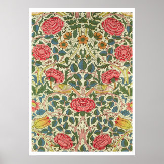 Póster 'Rose', 1883 (printed cotton)