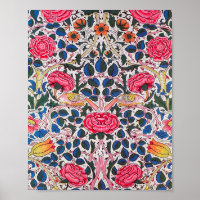 Rose and Bird, William Morris