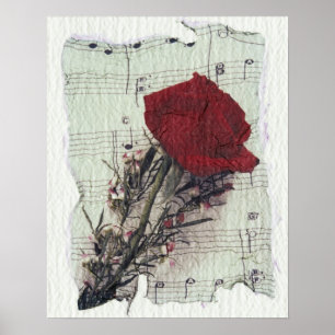 Póster <Rose and Music>de Kim Koza 2
