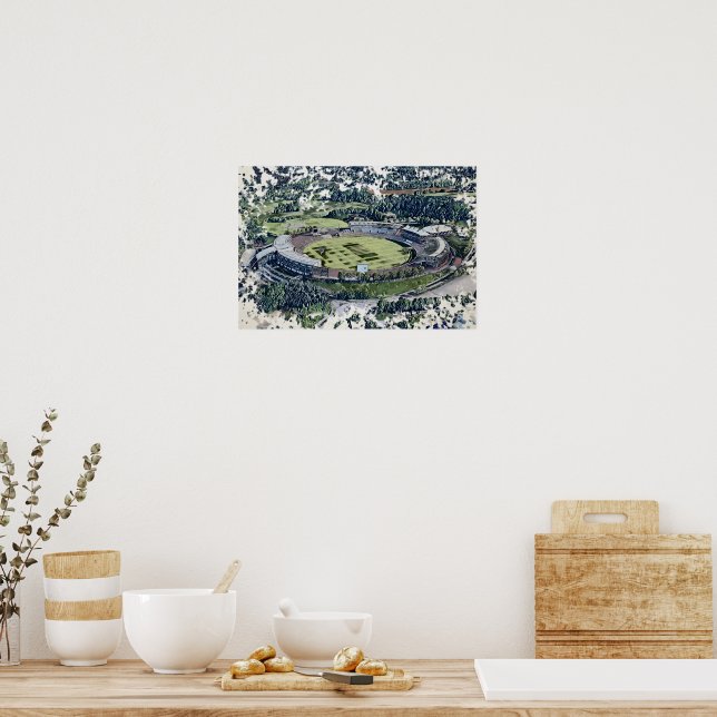 Póster Rose Bowl Southampton Cricket Ground Artistic (Cocina)