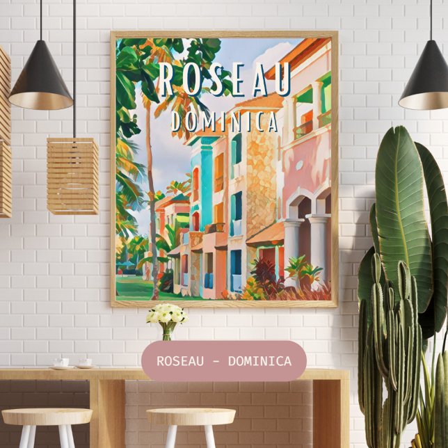 Póster Roseau, la ville tropicale de la Dominique (Subido por el creador)