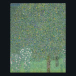 Póster Rosebushes bajo los árboles - Gustav Klimt<br><div class="desc">Rosebushes bajo los árboles - Gustav Klimt</div>