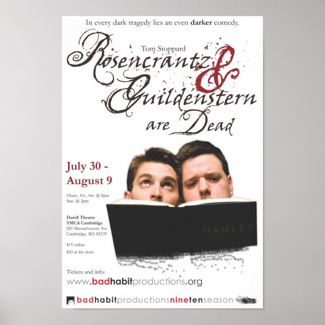 Póster Rosencrantz y Poster de Guildenstern (Frente)