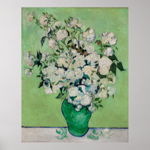 Póster Roses by Vincent Van Gogh
