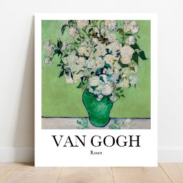 Póster Roses by Vincent Van Gogh