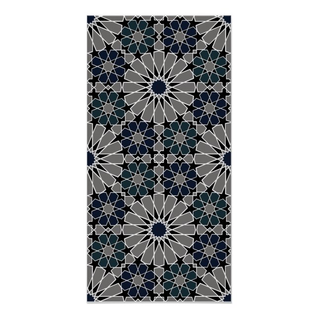 Póster Rosettes de estilo marroquí 16 y 8 (Anverso)