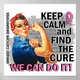 Póster Rosie guarda el pecho tranquilo Cancer.png
