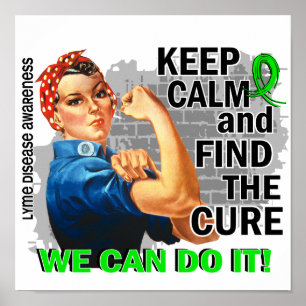 Póster Rosie guarda Lyme tranquilo Disease.png