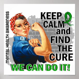 Póster Rosie Mantenga la calma en la salud mental.png