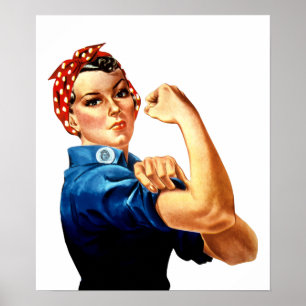 Póster Rosie moderna el Riveter