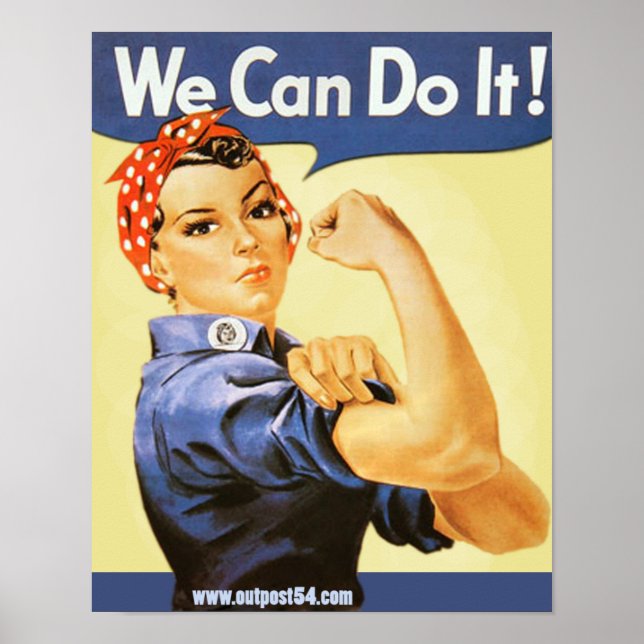 Póster Rosie Riveter Poster (Frente)