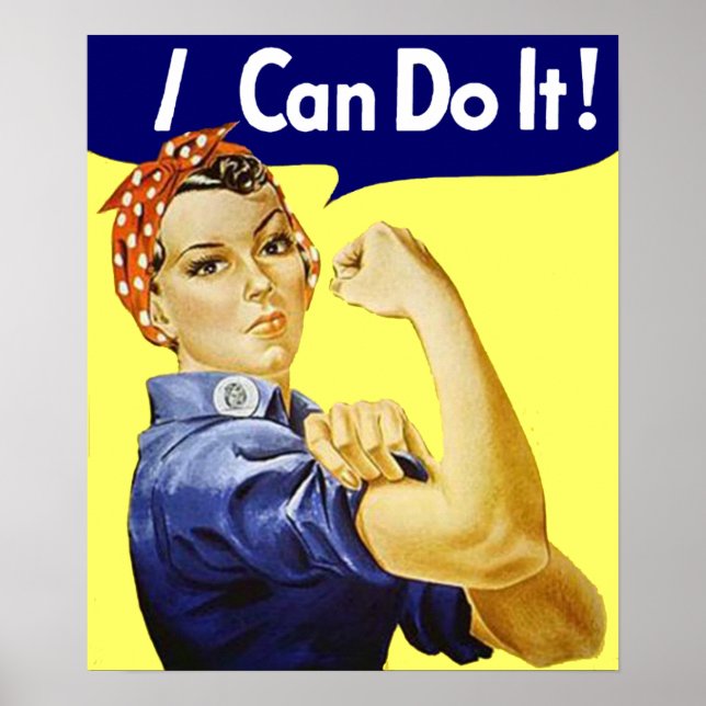 Póster Rosie Riveter - Puedo Hacerlo Poster (Frente)