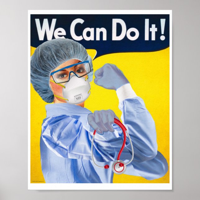 Póster Rosie the Medical Professional Poster Print (Frente)