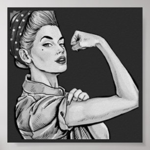 Póster rosie the riveter