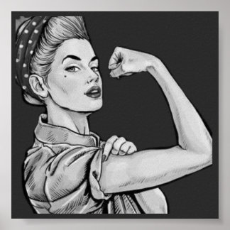 Póster rosie the riveter