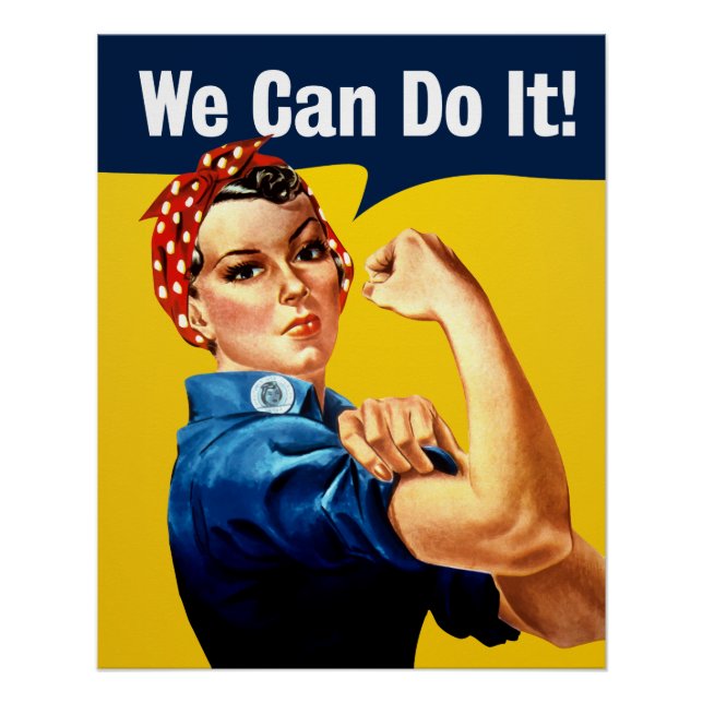 Póster Rosie the Riveter | (Anverso)