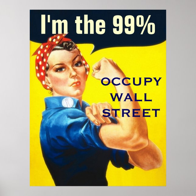 Póster Rosie the Riveter OWS poster (Frente)