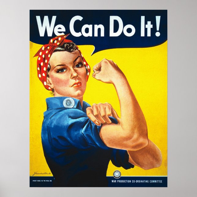Póster Rosie the Riveter, ¡podemos hacerlo! Poster (Frente)