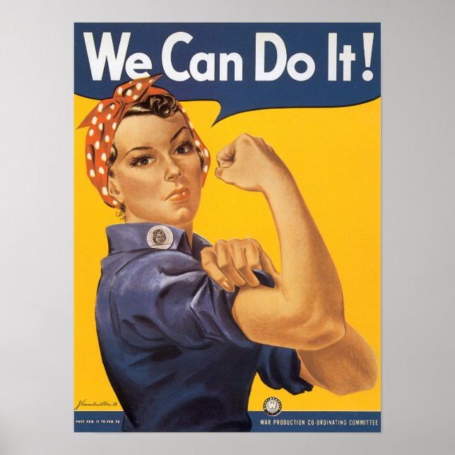 Póster Rosie the Riveter Poster (Frente)