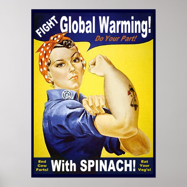 Póster Rosie Vegan (Frente)